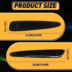 For 2005-2013 Chevy Corvette C6 Front & Rear Side Marker Light Smoke Lens 4pcs A 6B93BC-57