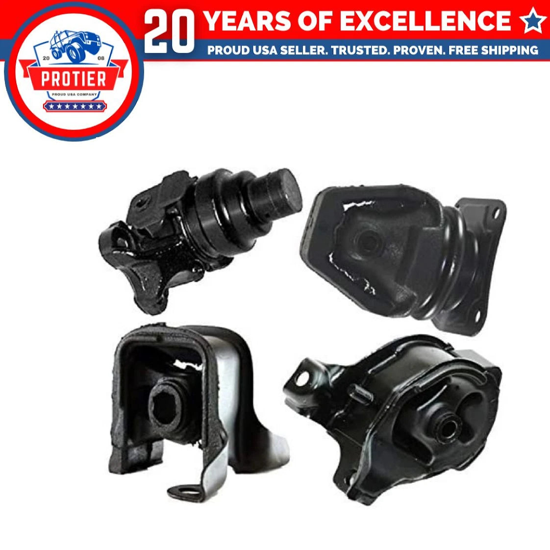 Motor & Trans Mount Set for 1994-1997 Honda Accord EX 2.2L for Manual Trans 6B93BC-57