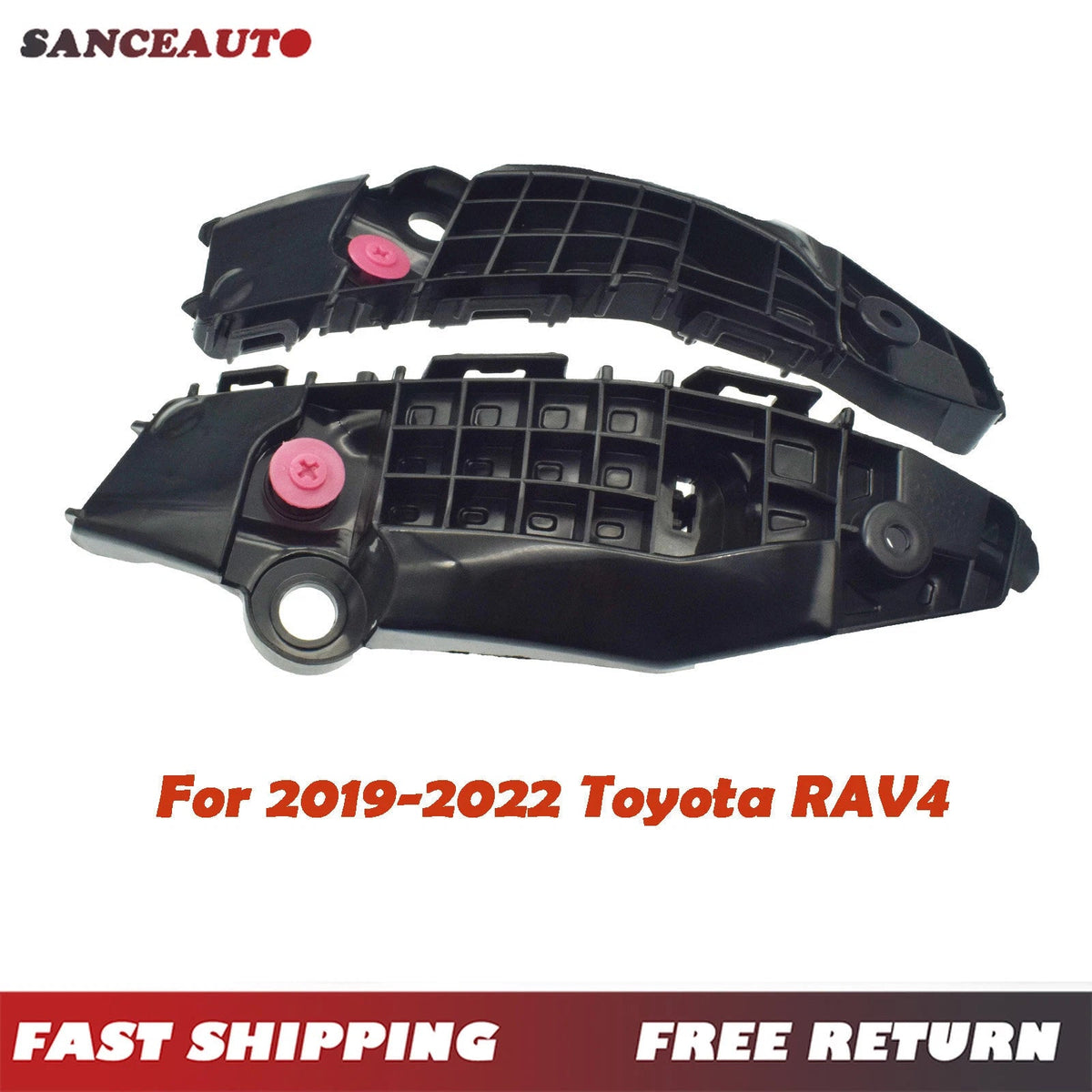 2PCS For Toyota Rav4 19-21 Front LH RH Bumper Support Spacer Retainer Brackets 6B93BC-57