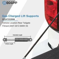 ECCPP 1x Right Liftgate Power Lift Support For 2007-2013 BMW X5 E70 51247332696