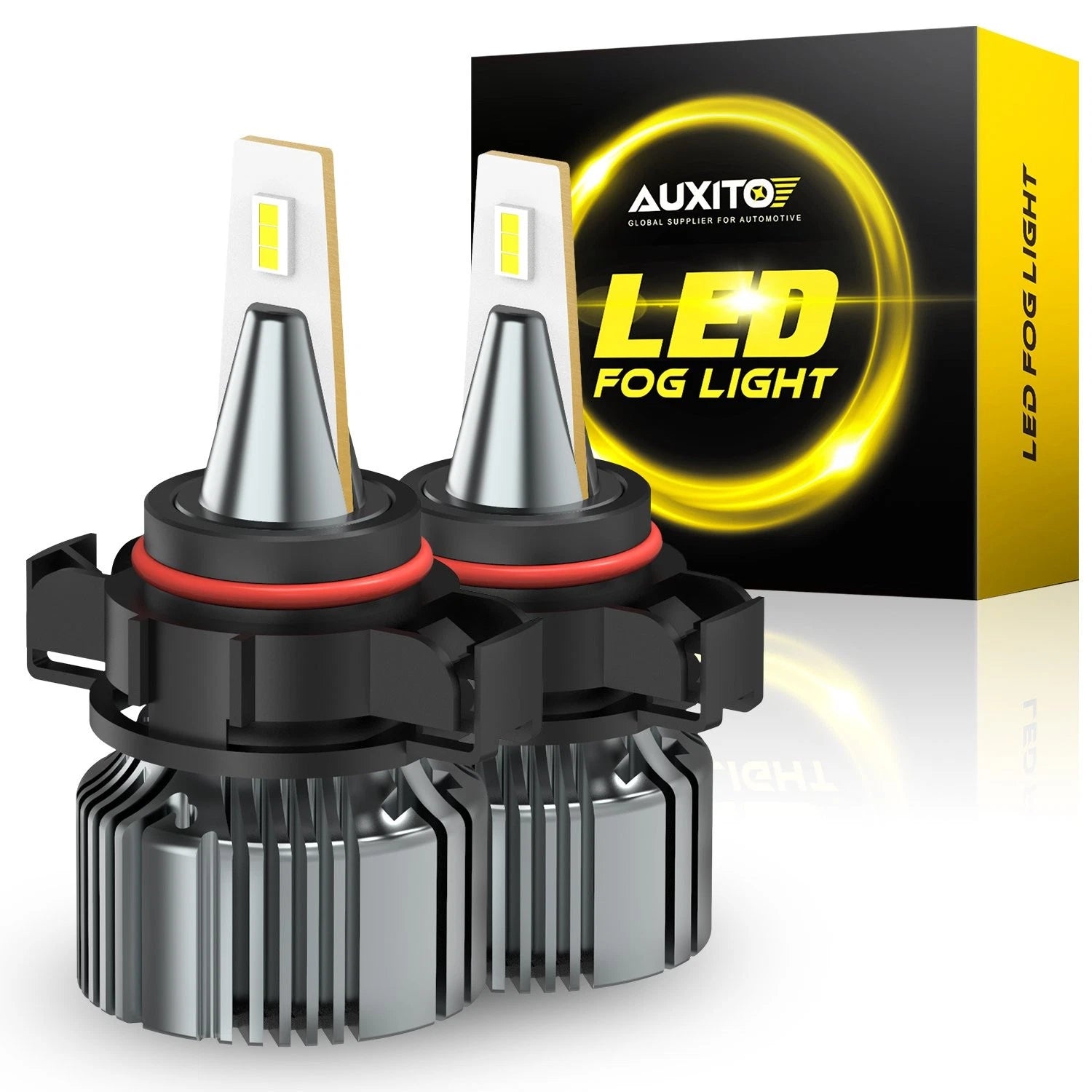 AUXITO PSX24W 2504 Fog Light Bulb High Power Super White 6000K 4000LM LED EOA AUXITO