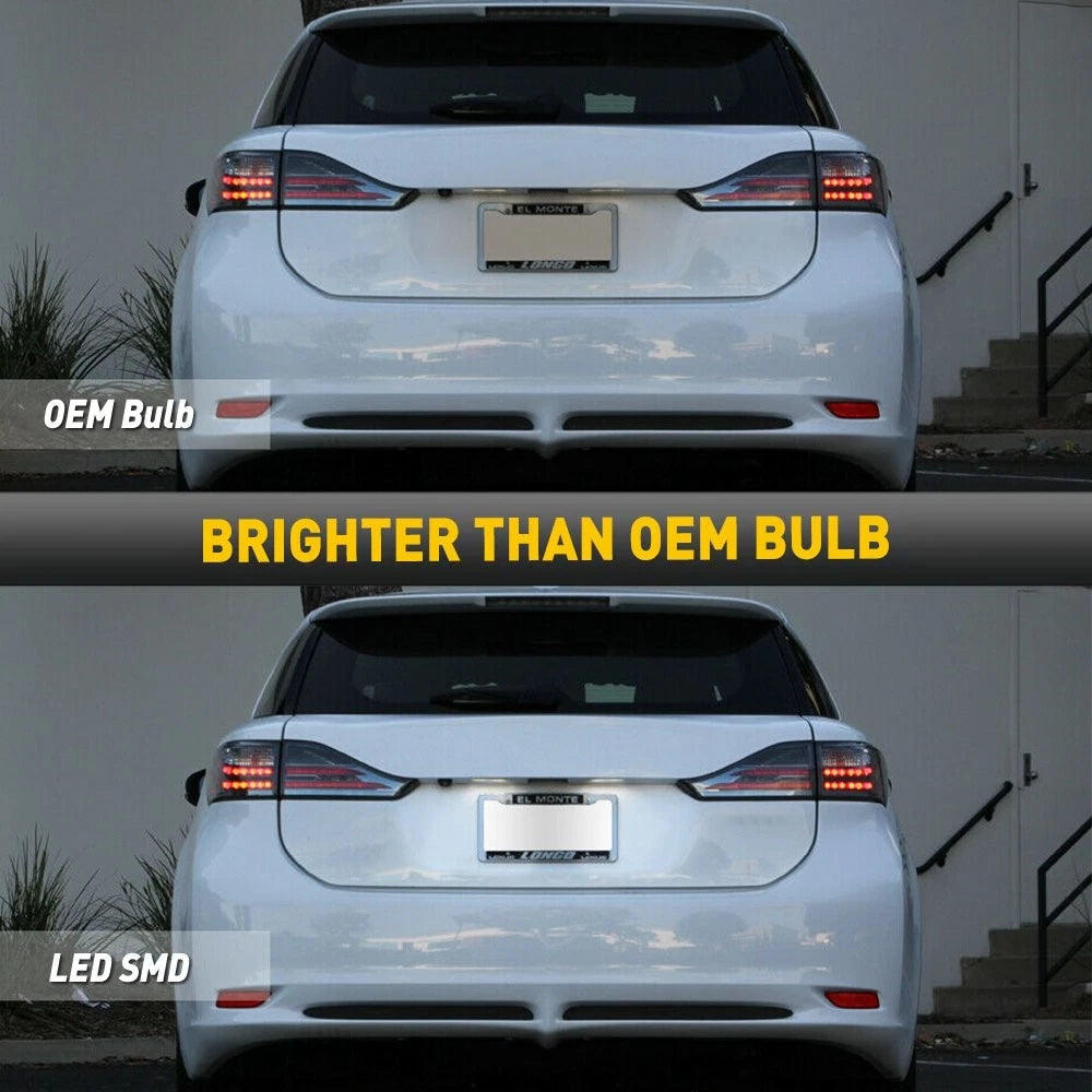 AUXITO LED License Plate 6000K Light White for 2004-2015 Prius Toyota Scion tC AUXITO