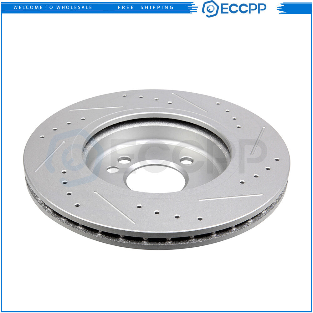 Front Rear Brake Rotors + Ceramic Pads for 2002 2003 2004 2005 2006 Mini Cooper 6B93BC-57