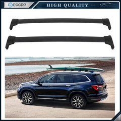 Roof Rack Cross Bar for Honda Pilot 2016-2022 Black Aluminium 6B93BC-57