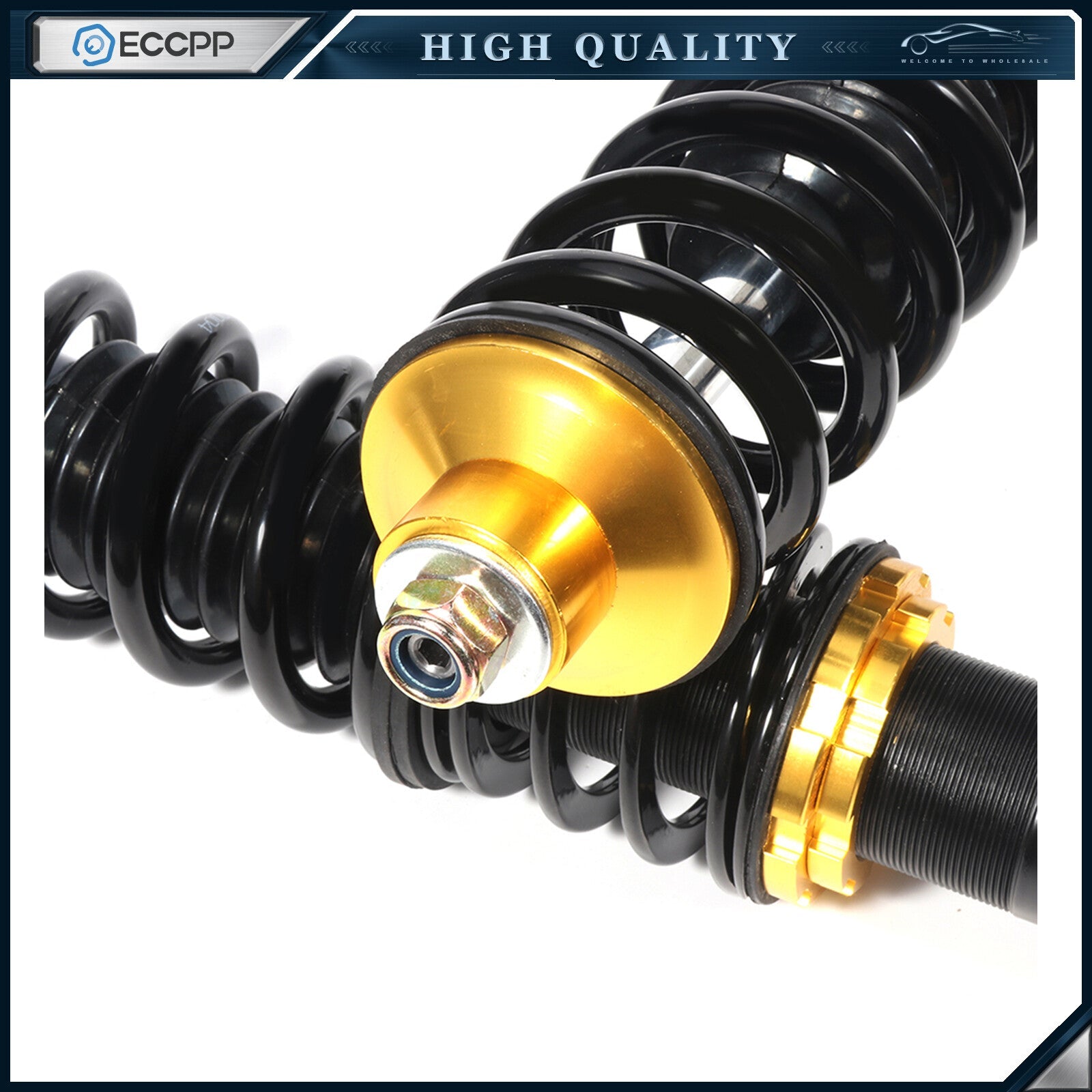 Coilovers Shocks Struts Suspension Lowering Kit For 95-2002 VW Cabrio Adjustable 6B93BC-57