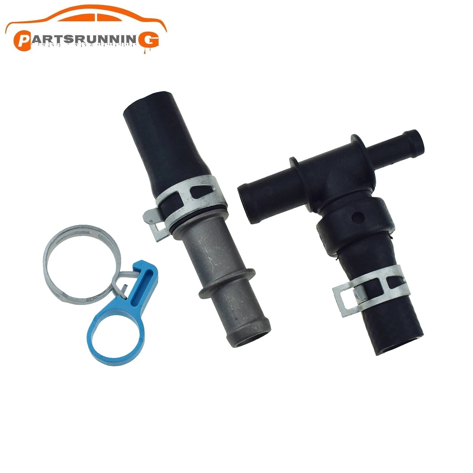 2X Heater Hose Outlet Pipe For Nissan Frontier Xterra Pathfinder 92408EA000 6B93BC-57