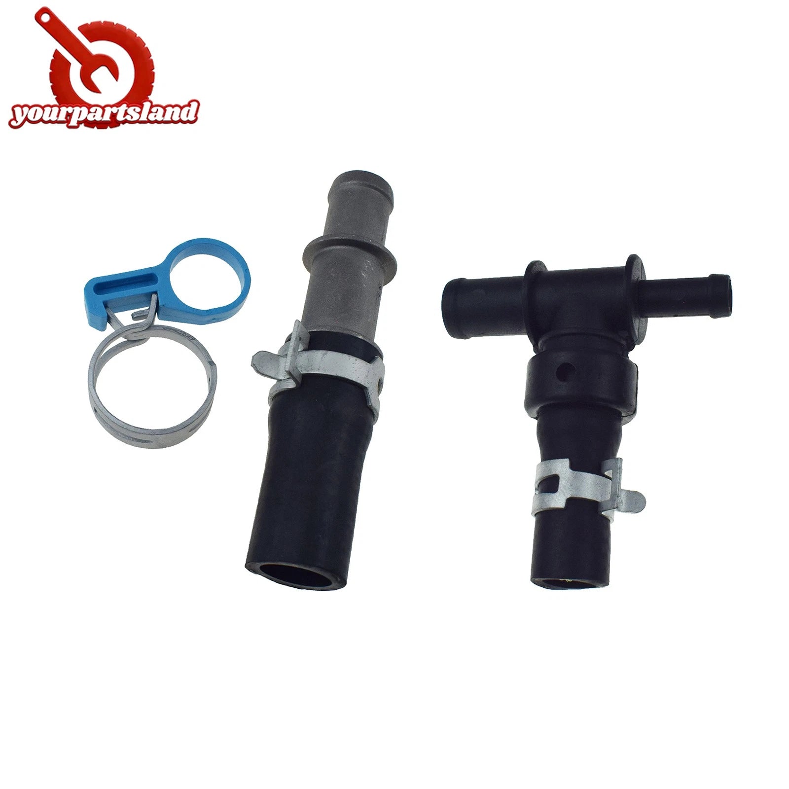 Heater Hose Outlet Pipe 2PCS for NISSAN FRONTIER 2.5L 4.0L 2005-2017 92410-EA000 6B93BC-57