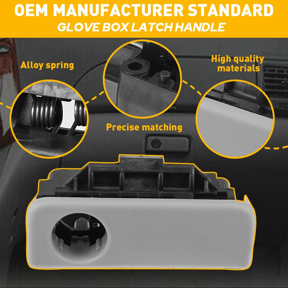 Glove Box Lock Latch Compartment Handle FOR Toyota Sienna 04-10 55506AE010E0 EOA 6B93BC-57