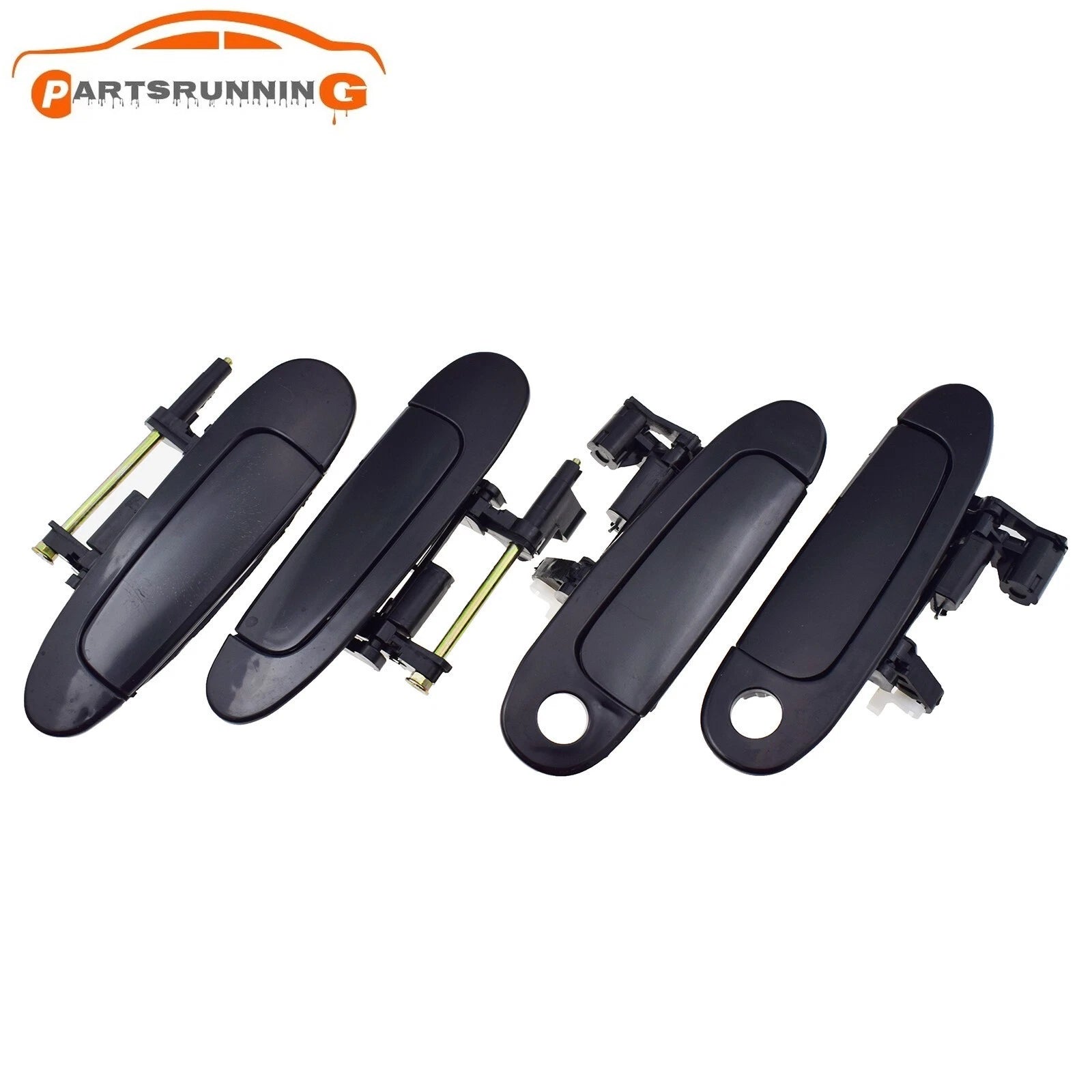 For 2000-2005 Toyota Echo Yaris Front & Rear & Left & Right Exterior Door Handle 6B93BC-57