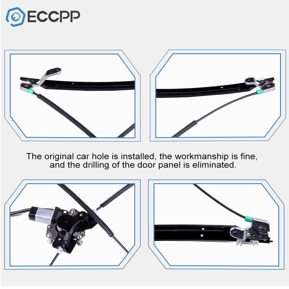 For 2004 Chevy GMC Cadillac Power Window Regulator & Motor Rear Driver Side Left 6B93BC-57