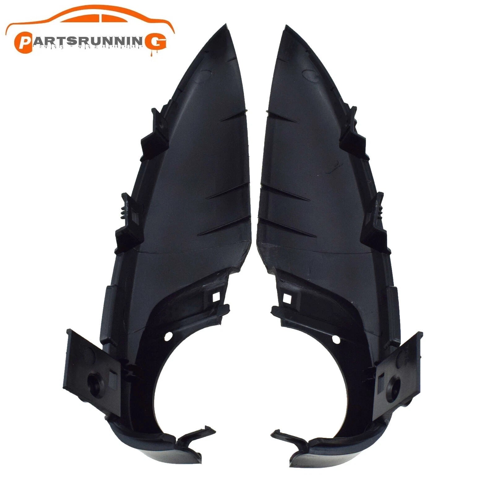 Front L & R Rearview Side Mirror Lower Cover For Mazda 3 Axela 2014 2015 2016 6B93BC-57