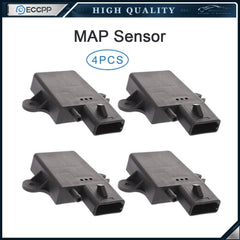 ECCPP Pair 4 Fuel Pressure Sensor MAP 1-year warranty Fits 05-10 2011 Ford Focus ECCPP