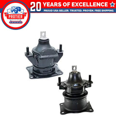 Fits 2003-2007 Honda Accord 2.4L AUTO Front & Rear Motor Mount Set 2PCS : 6B93BC-57