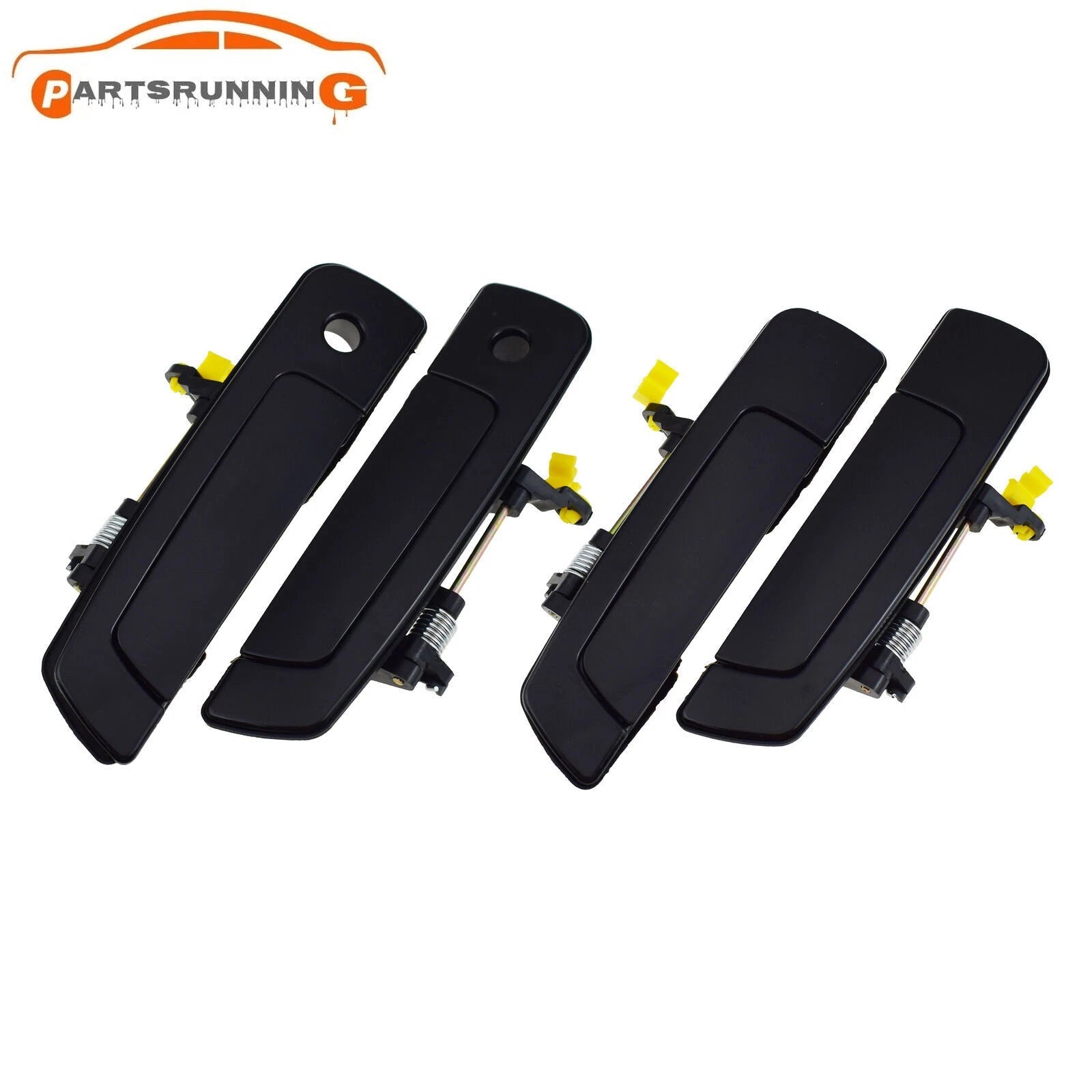 4PCS Front Rear Exterior Door Handles For 2000-05 Eclipse 01-05 Sebring Stratus 6B93BC-57