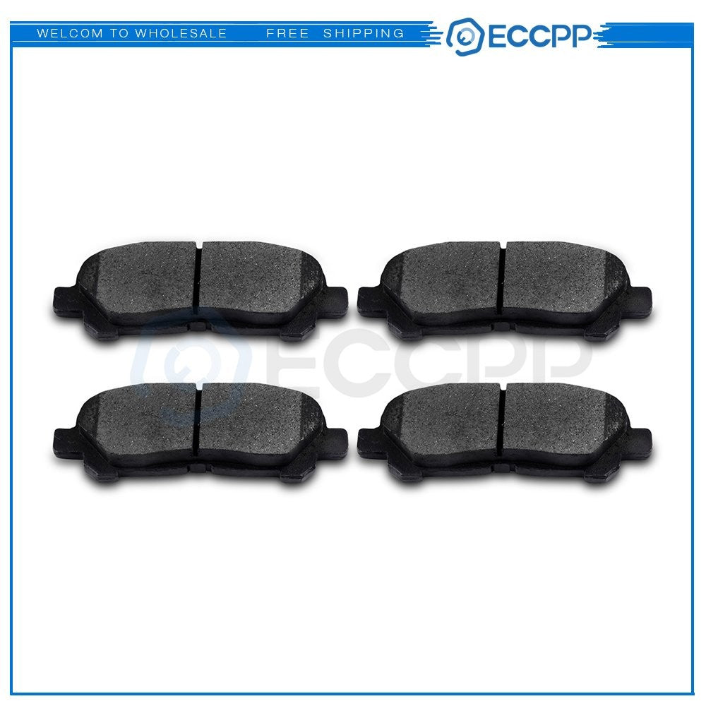 Rear Metallic Brake Pads 4Pcs For 2008 - 2010 2011 2012 2013 Toyota Highlander 6B93BC-57