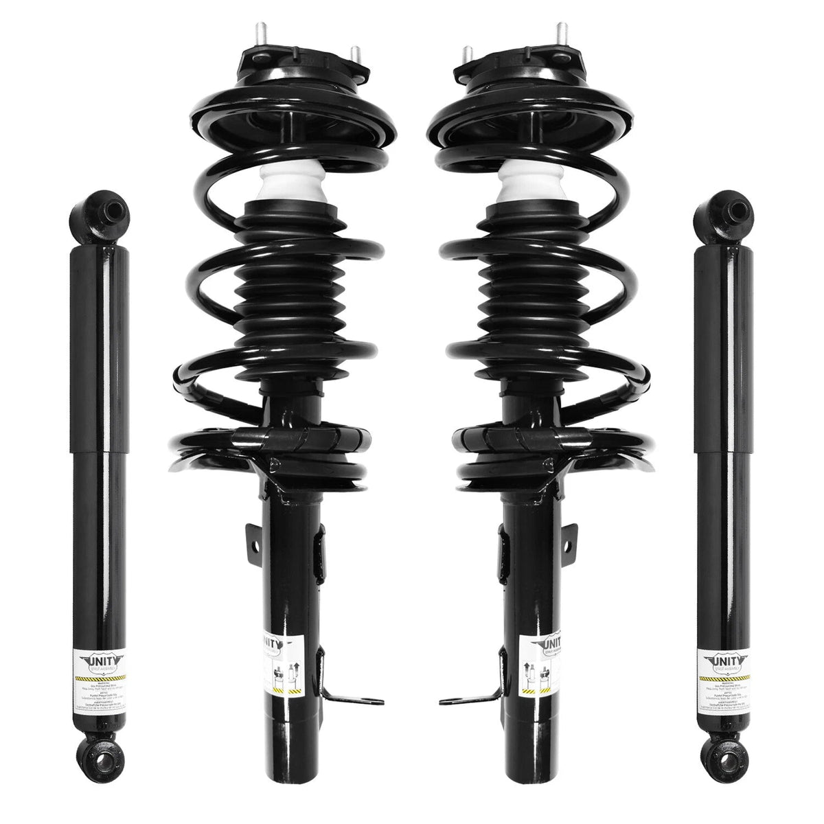 Front & Rear Complete Strut Assembly Shock Kit for 2000-2005 Ford Focus 6B93BC-57