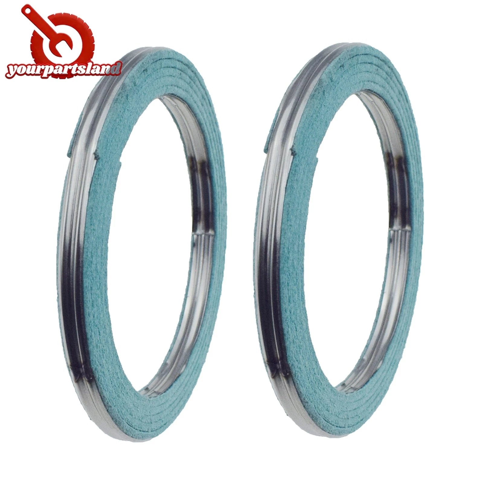 For Lexus IS300 2001 2002 03 04 2005 Exhaust Gasket 3PCS 90917-06046 90917-06076 6B93BC-57