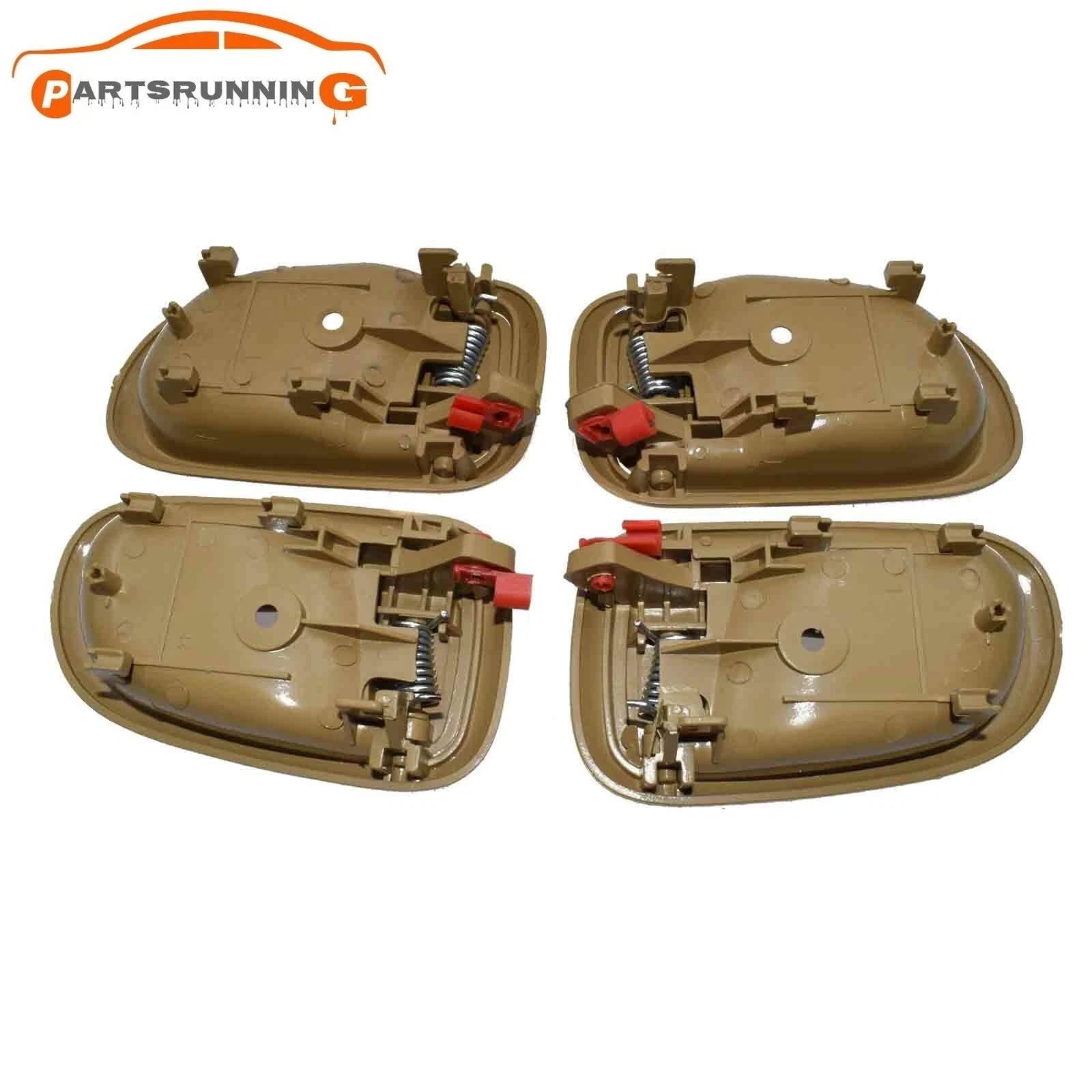 For Toyota Corolla 1993-97 Interior Inner Door Handle LH RH Front Rear Beige Set 6B93BC-57