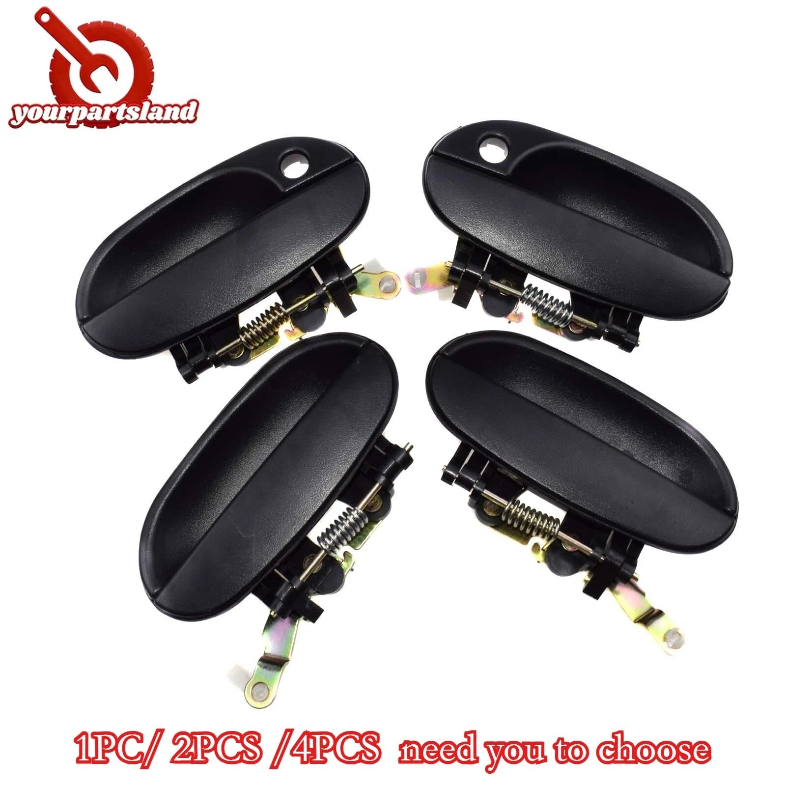 Outside Door Handles Front Left Rear Right For Hyundai Accent 1995 96 97 98 1999 6B93BC-57