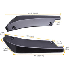 For Lexus IS F IS250 IS200T IS300 350 Rear Spats Bumper Splitter Diffuser Canard 6B93BC-57