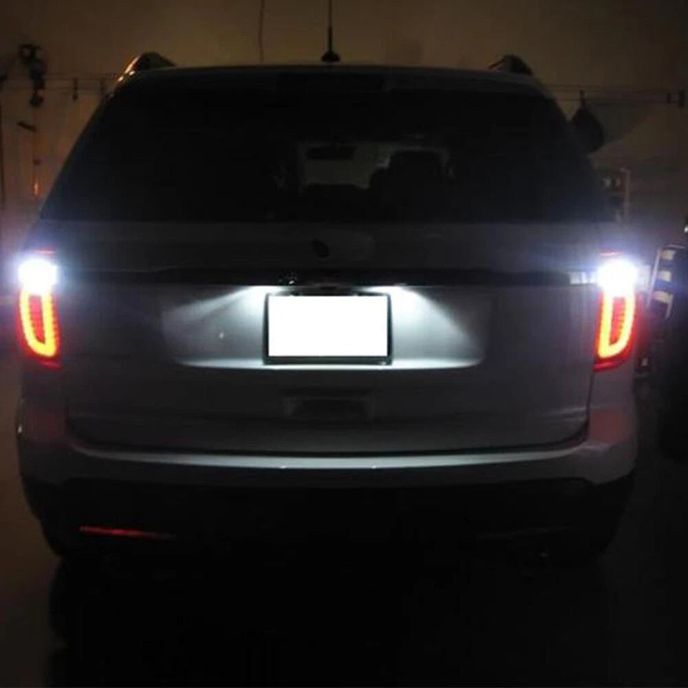 SMD LED License Plate Lights Tag Lamps Housing For 15-21 Ford Edge C-Max Ranger 6B93BC-57