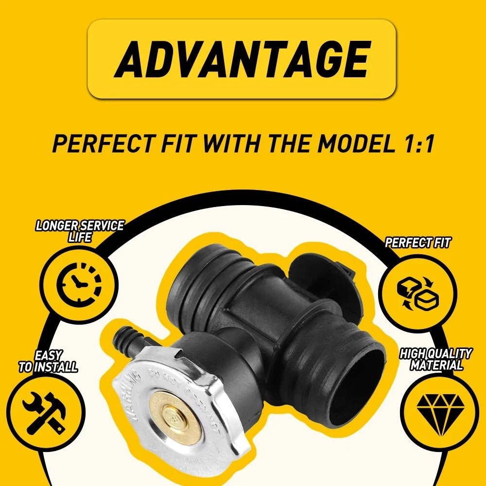 Set Coolant Filler Neck Radiator Hose Connector Cap for Jeep Chrysler Dodge EA 6B93BC-57
