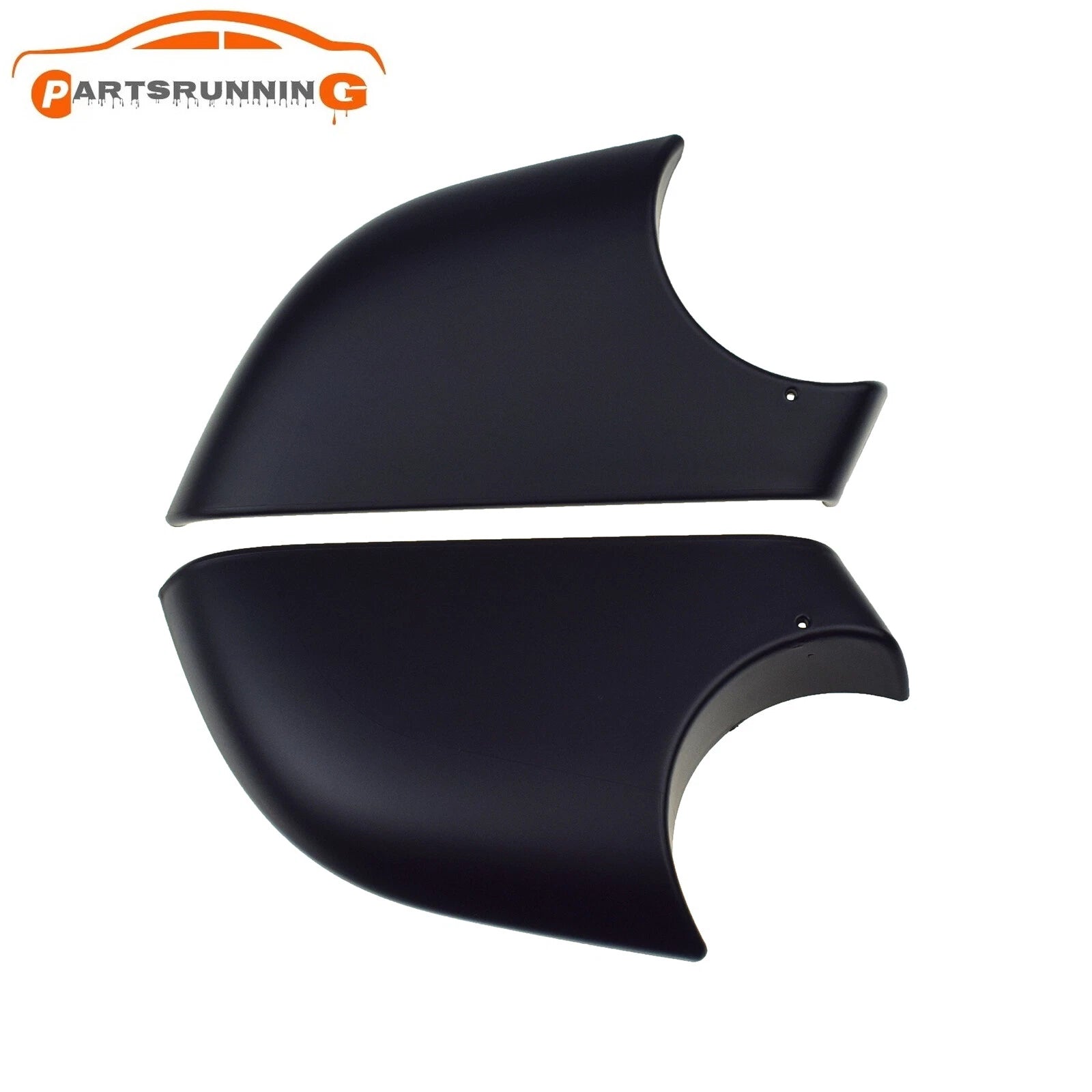 2X Black Left & Right Side Mirror Lower Cover Holder For 2017-2022 Tesla Model 3 6B93BC-57