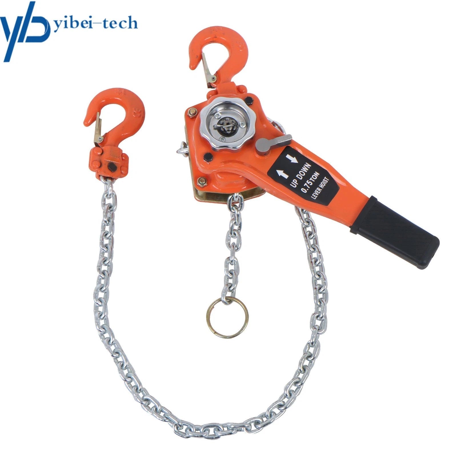 3/4 Ton 1650lbs Capacity Manual Lever Chain Hoist 5FT/1.5m G80 Chain 6B93BC-57