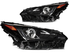 ECCPP LED Headlights For Lexus NX300 NX300h 2.0L 2.5L 2018-2021 Pair Black Amber 6B93BC-57