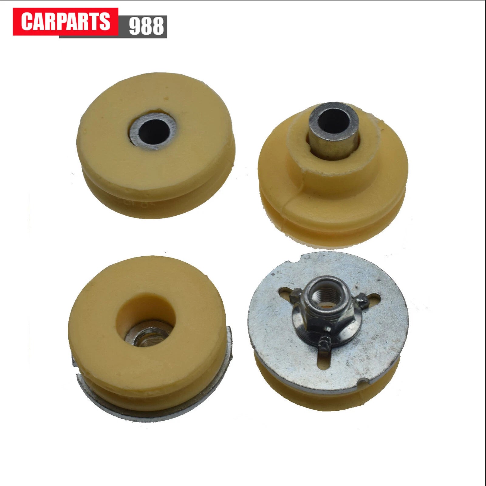 4Pcs Rear Shock Mounts Lower +Upper Kit For BMW 128i 135i 328i 335i M3 325xi 6B93BC-57