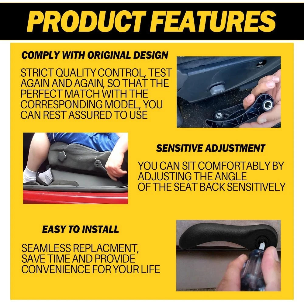 Seat Adjuster Lever Handle Reclining Broken Shaft Repair for S10 Blazer US 6B93BC-57