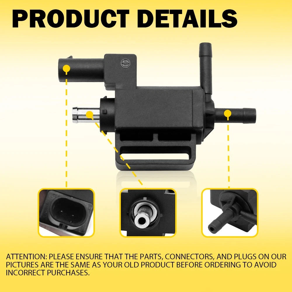 Turbocharger Solenoid Valve For 2013-2016 Ford Escape 4 Cyl 1.6L Eco Boost EOA 6B93BC-57