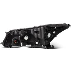 Pair Kit Headlights Assembly For 2008-2012 Honda Accord 2.4L 3.5L Black Amber 6B93BC-57