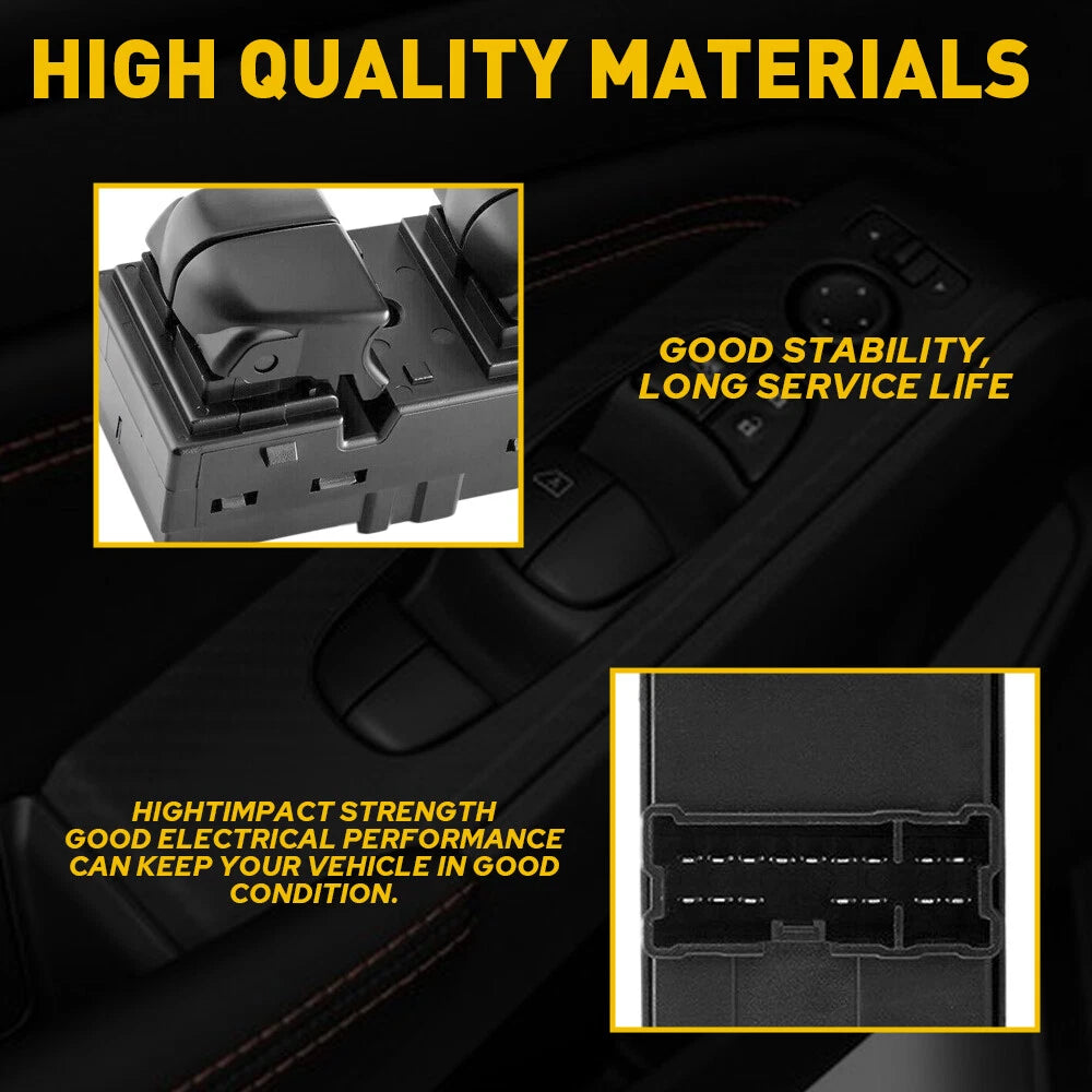 For 2013-2018 Nissan Rogue Power Window Master Control Switch Left Driver Side A 6B93BC-57