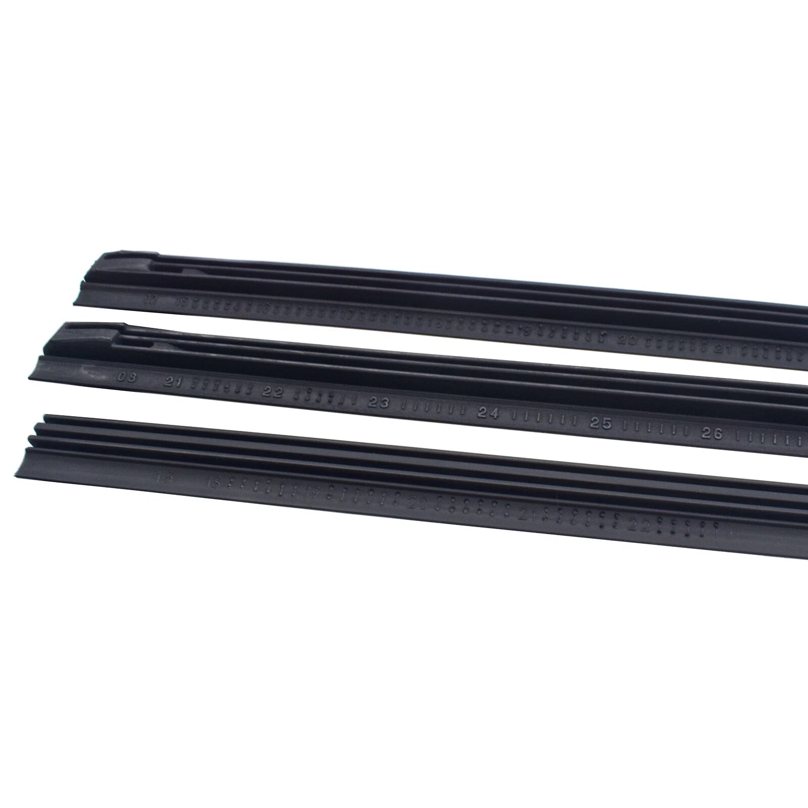 For Toyota Prius 10-15 Front Rear Windshield Wiper Inserts Set 3PCS 85214-30390 6B93BC-57
