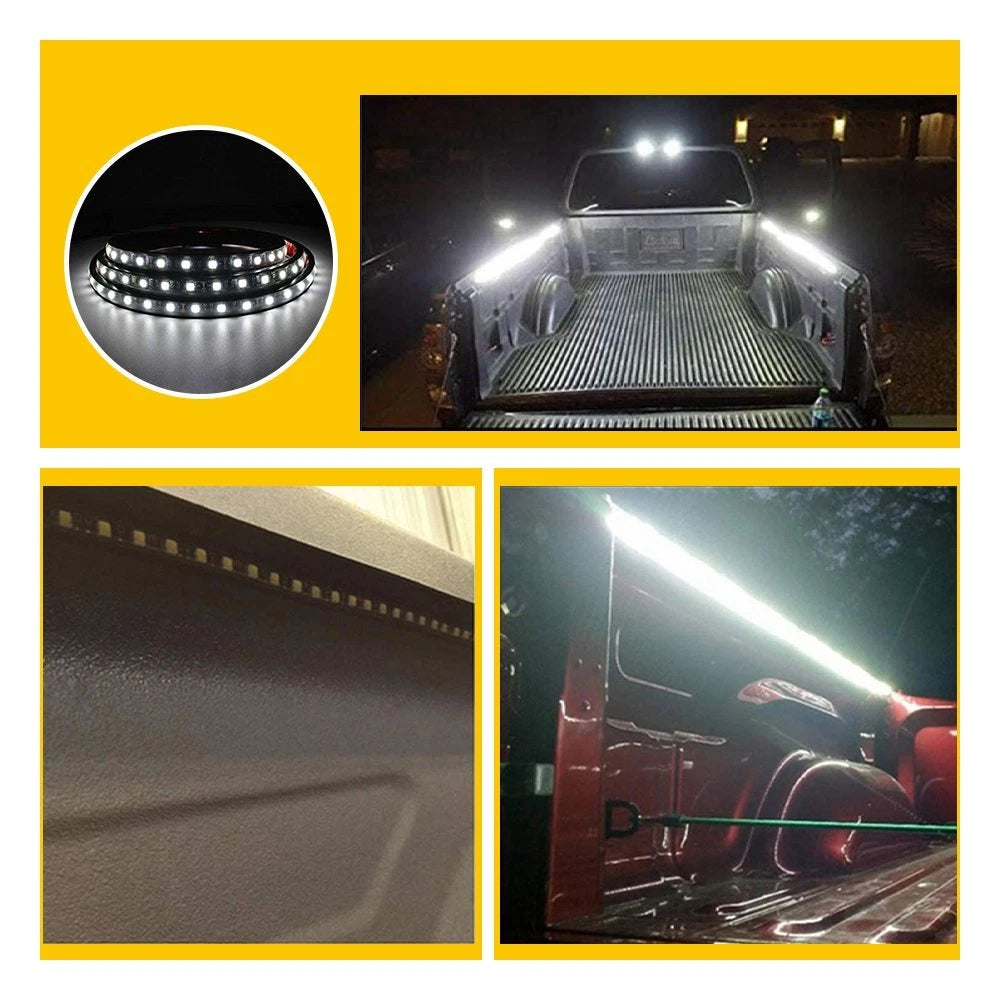2X AUXITO 60" LED Cargo Truck Bed Light Strip Lamp Lighting Kit Waterproof EOA AUXITO