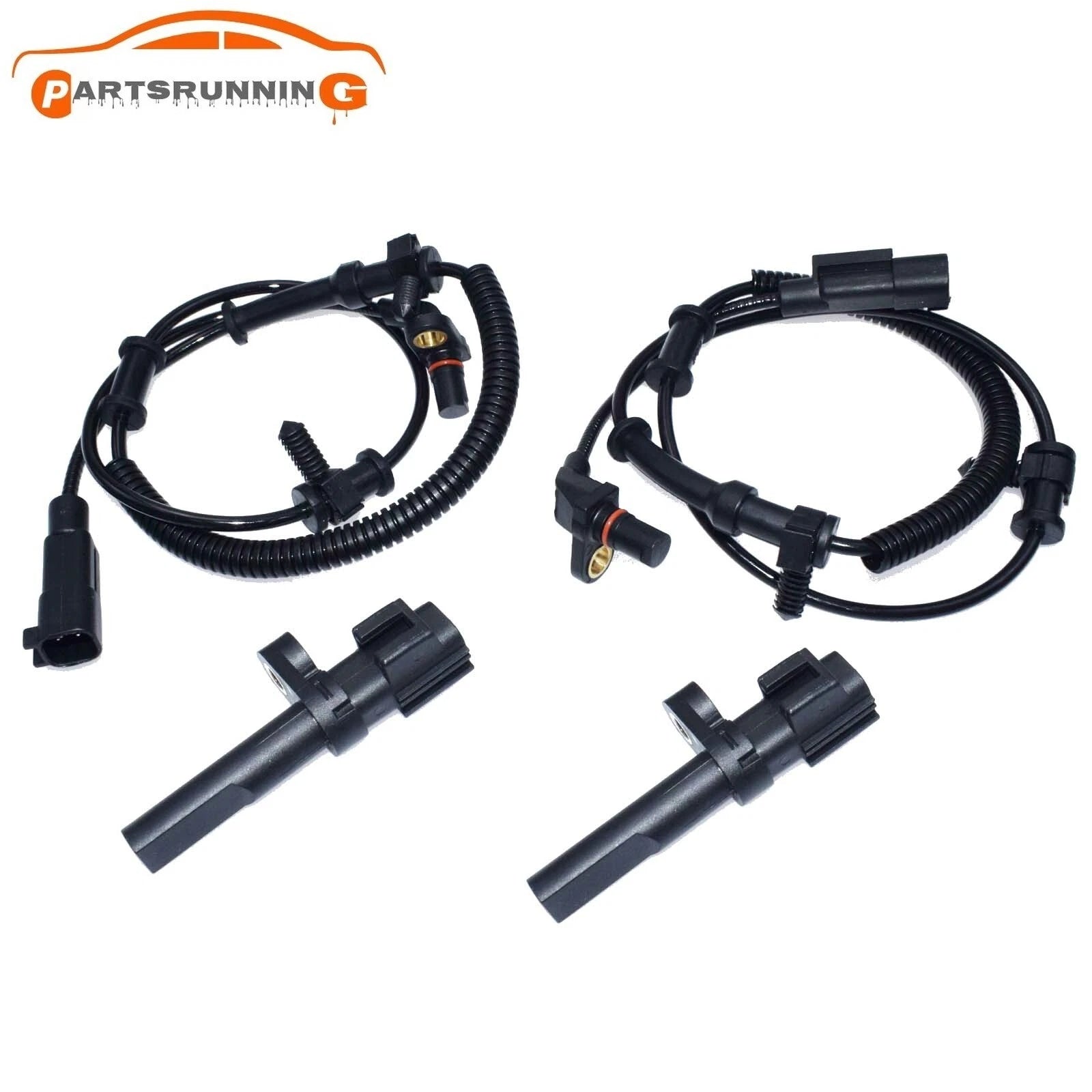 Set 4 ABS Wheel Speed Sensor Front Rear L&R FOR Dodge RAM 1500 PICKUP 2009-2012 6B93BC-57