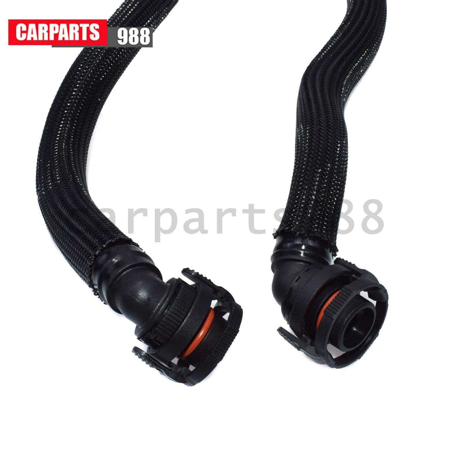 2pcs Crankcase Vent Hose Left& Right for BMW 550i 650i 750i ALPINA B7 X5 X6 6B93BC-57