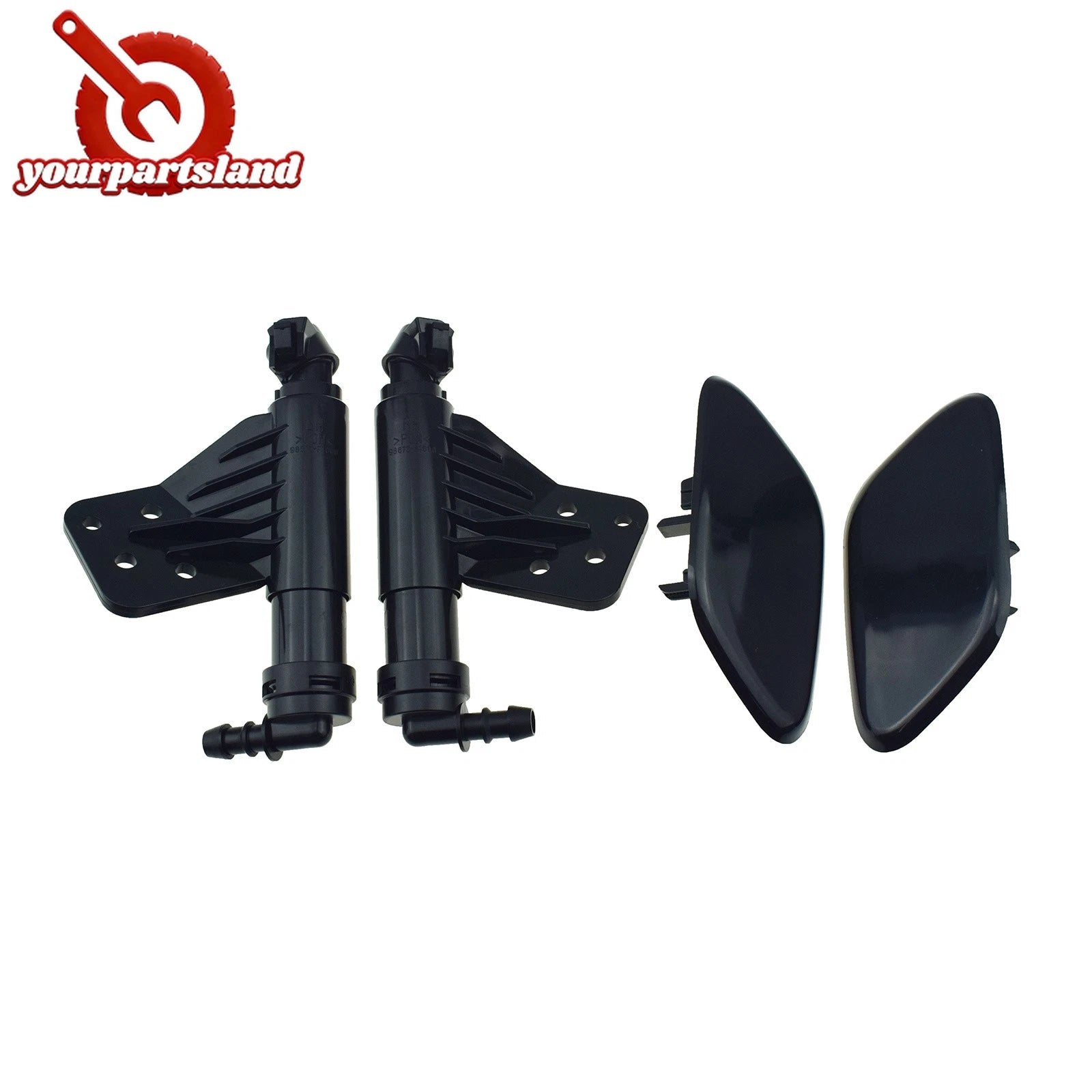 Headlight Washer Spray Nozzle & Cap LH RH 4PCS For KIA Sportage IV KX5 2015-2019 6B93BC-57