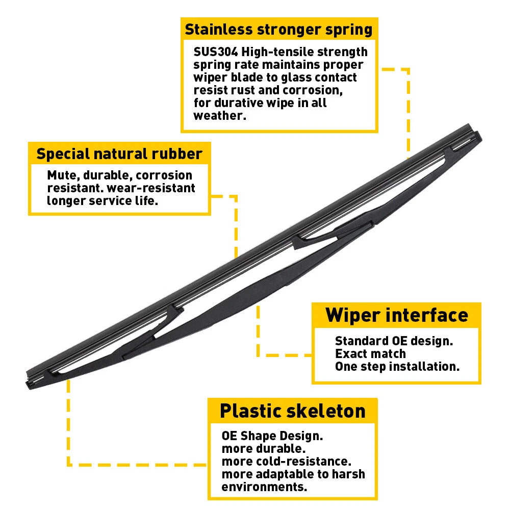 Rear Windshield Blade Arm Wiper FOR SUBARU IMPREZA FORESTER LEGACY OUTBACK 6B93BC-57