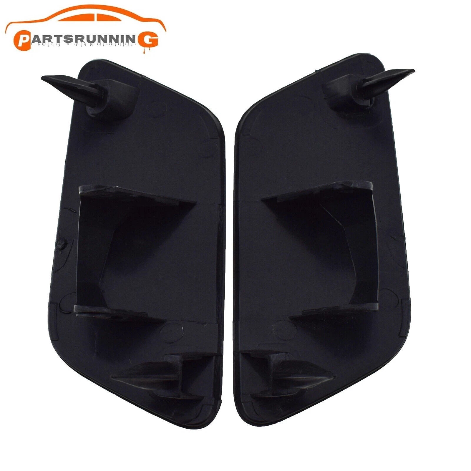 2PCS Front Bumper Headlight Washer Spray Cover Cap For 2012-16 Audi A3 8V3955275 6B93BC-57