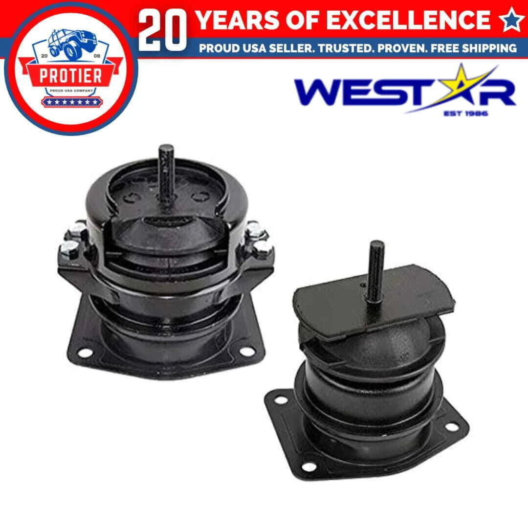 Fits 2000-2003 Acura TL 3.2L Front & Rear Motor Mount Hydrualic w/Vacuum Pin 6B93BC-57