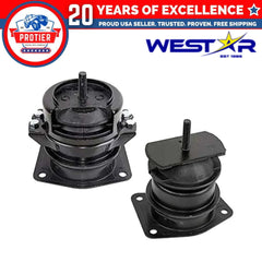 Fits 2000-2003 Acura TL 3.2L Front & Rear Motor Mount Hydrualic w/Vacuum Pin 6B93BC-57