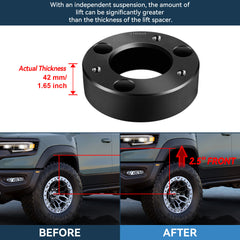 2X 2.5" Front Leveling Lift Kit & 4X Struts Shocks For 2004-2008 Ford F-150 4WD