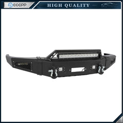 Front Bumper Fits 2014-2015 Chevy Silverado 1500 with Winch Plate & LED Light