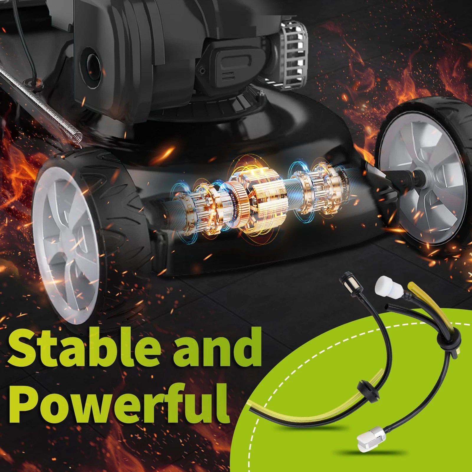 Grommet Fuel Line Kit Assembly for Redmax GZ23N Straight Shaft String Trimmer 6B93BC-57