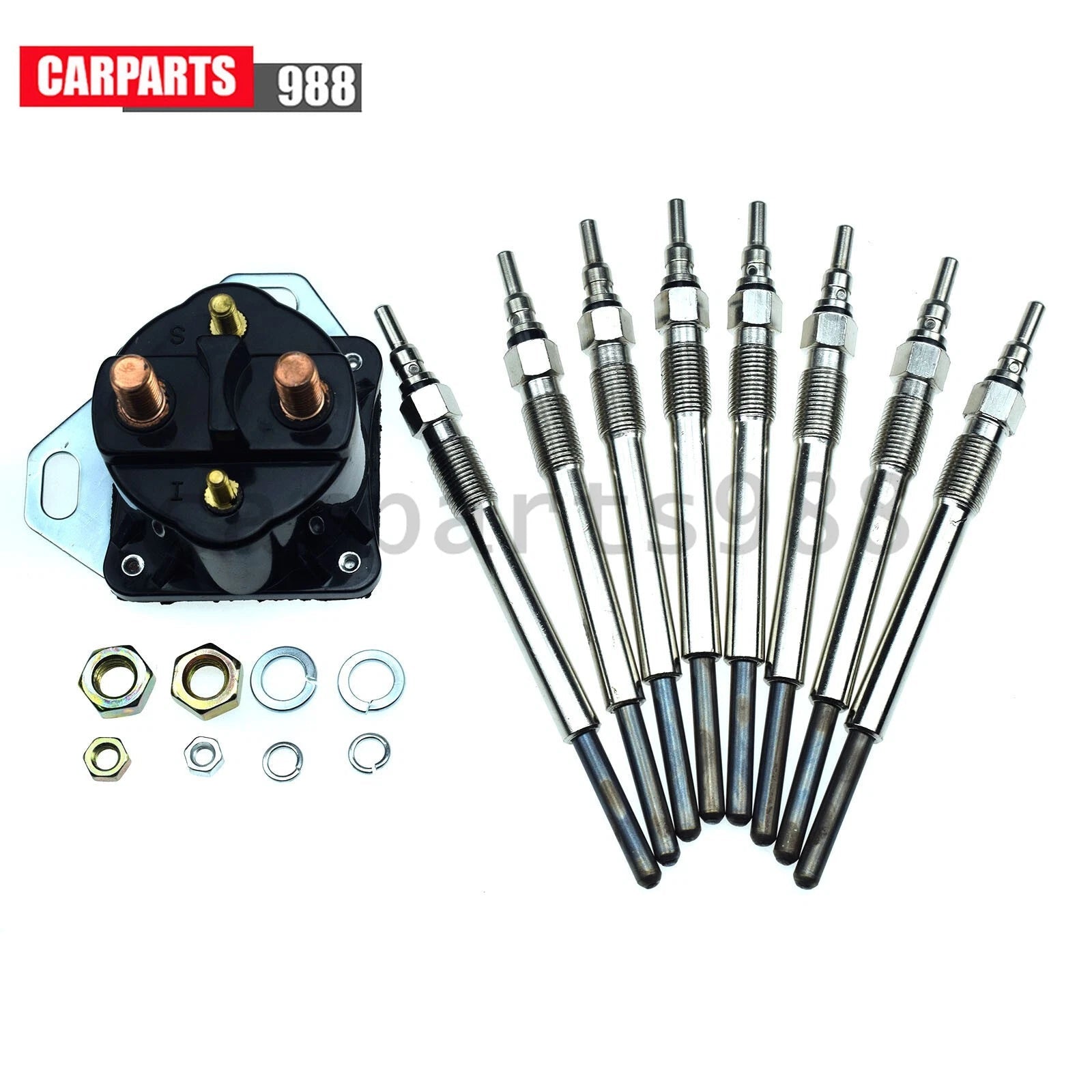 Diesel Glow Plug & Controller Kit for 97-03 Ford 7.3L Powerstroke F4TZ12A342BA 6B93BC-57