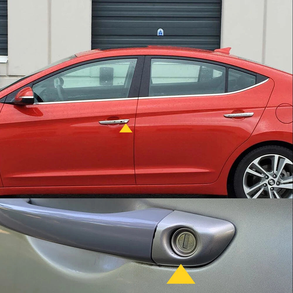 For 17-20 Hyundai Elantra Driver Door Switch Cylinder Lock Tumbler W/ 2 Keys EOA 6B93BC-57