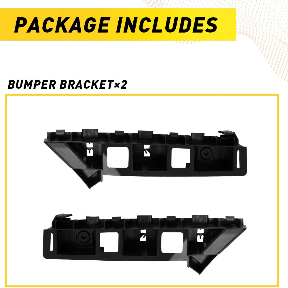 Pair Front Bumper Retainer Support Bracket Sets For 2012-2015 Volkswagen Passat 6B93BC-57