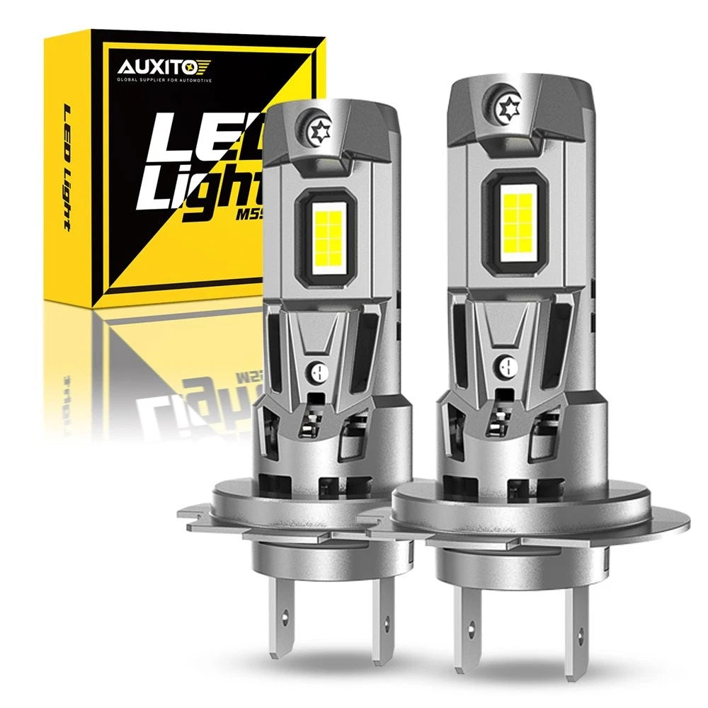 AUXITO H15 H7 LED Headlight Bulbs High / Low Beam 6500K White Bright 40000LM US AUXITO
